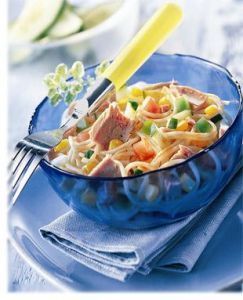 Nudelsalat mit Thunfisch